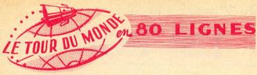 Tour du monde en 80 lignes