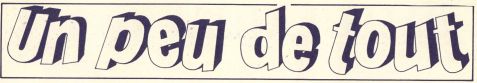 Un peu de tout