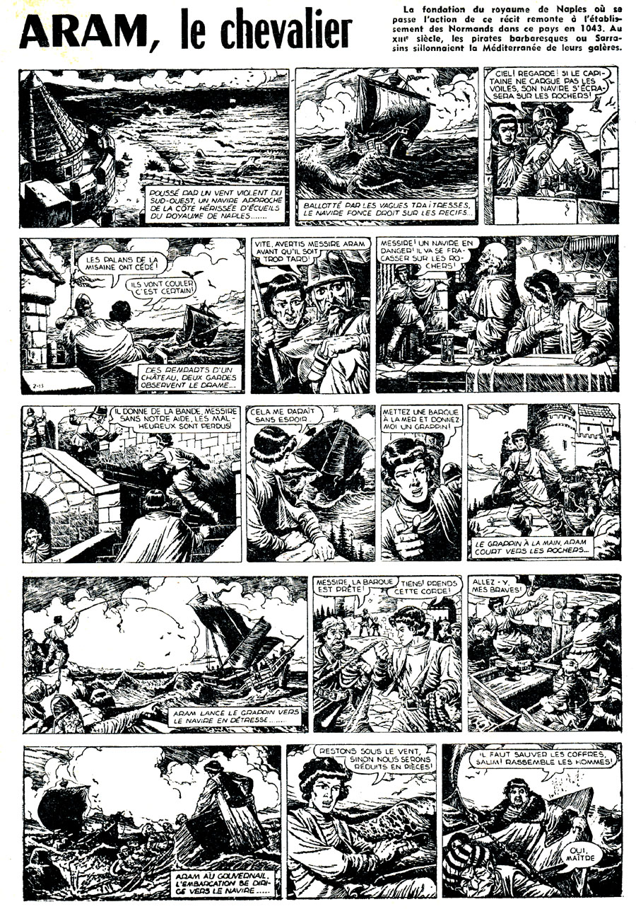 Aram dans Bernadette n 485 du 18 mars 1956