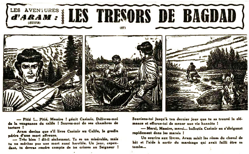 strip 87 L'Est clair 31 mars et 1er avril 1957