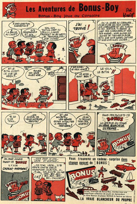 Bonus-Boy joue au corsaire