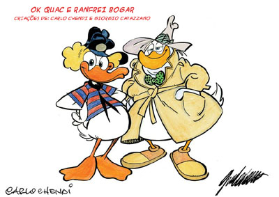 Carlo Chendi et Giorgio Cavazzano OK Quac et Umperio Bogarto-NB