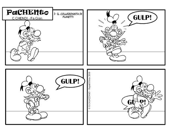 Carlo Chendi et Fa Gian d'aprs Giorgio Cavazzano Pachento - 2019