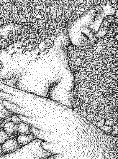 Pierre Guitton - Les Contes du lapin jaune - La femme lointaine