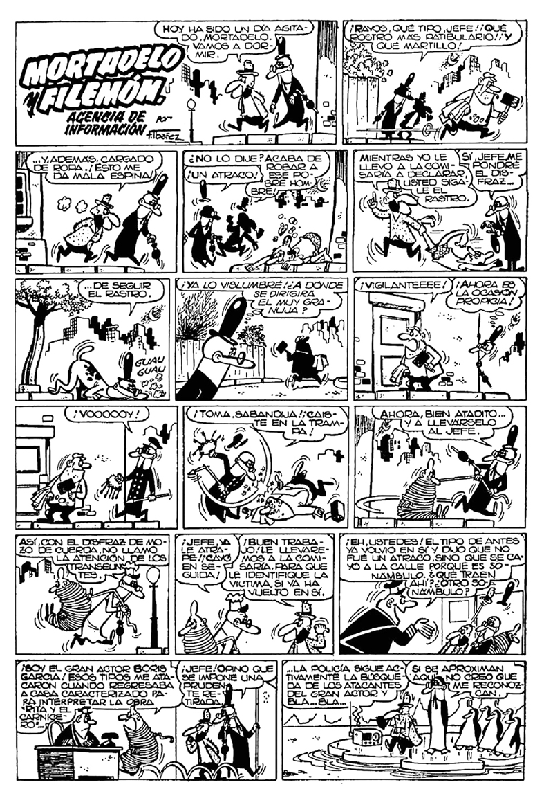 Mortadelo y Filemon dans PULGARCITO 1394 - 1958