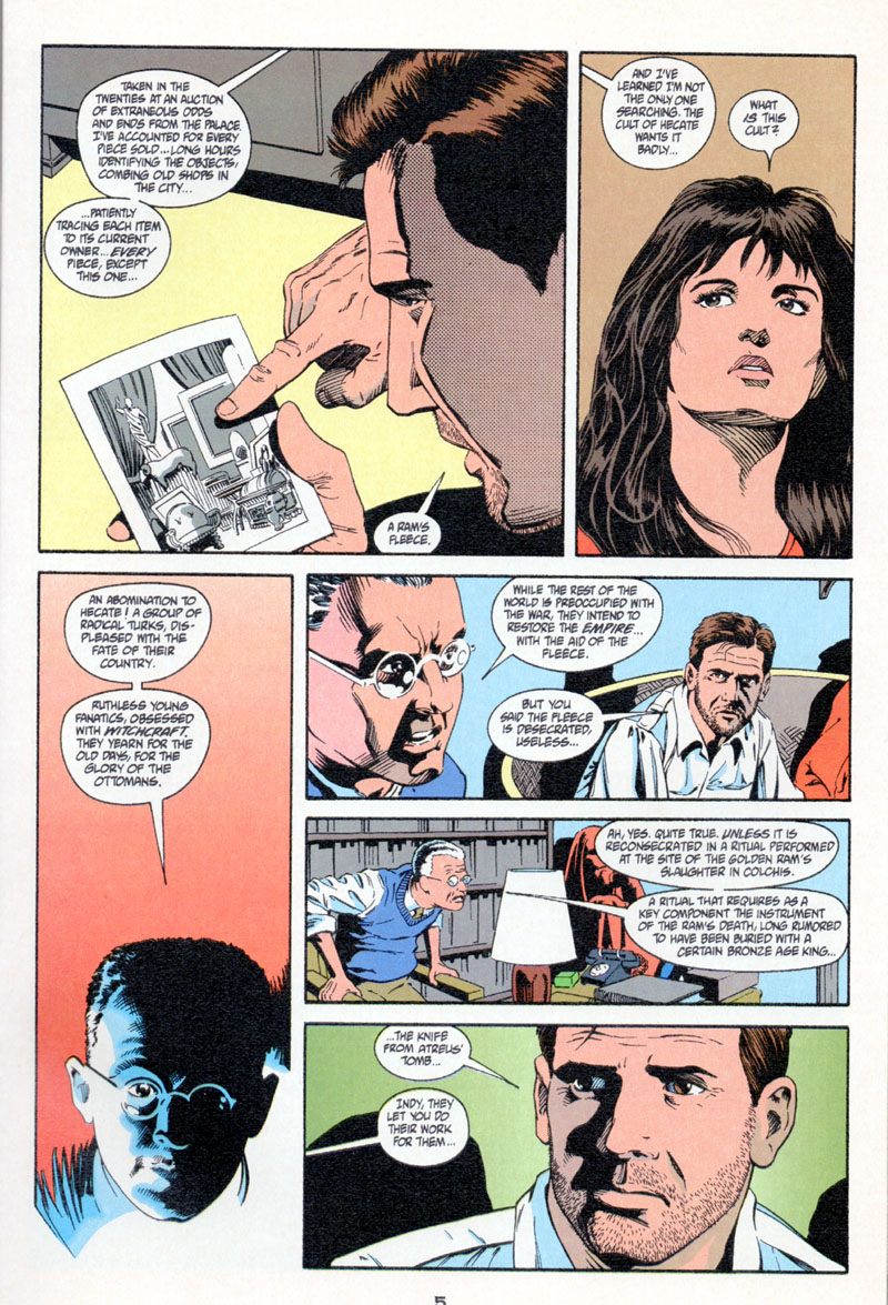 Pat McGreal, Dave Ranson Ken Hooper et Stan Wochs Indiana jones and the golden fleece 2  07.94 - Dark HorseLucasfilm Ltd - couleur