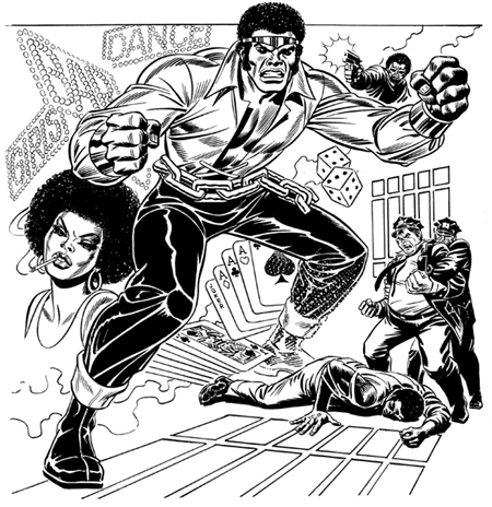 John Romita Sr CV de Luke Cage Hero for Hire 1 - Marvel 1972