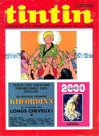 Couverture du numéro 1219 en France et du numéro 10/72 en Belgique
