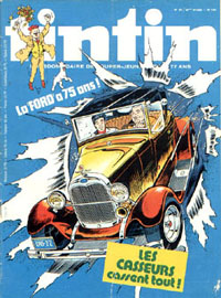 Couverture de Nouveau Tintin 144 en France et du numéro 24/78 en Belgique
