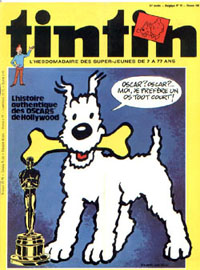 Couverture de Nouveau Tintin 186 en France et du numéro 14/79 en Belgique

