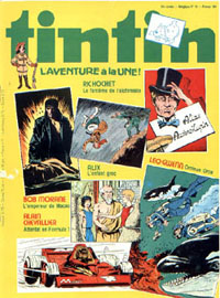 Couverture de Nouveau Tintin 188 en France et du numéro 16/79 en Belgique
