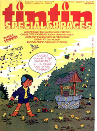 Couverture de Nouveau Tintin 237 en France et du numro 13/80 en Belgique
