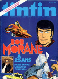 Couverture de Nouveau Tintin 249 en France et du numéro 25/80 en Belgique
