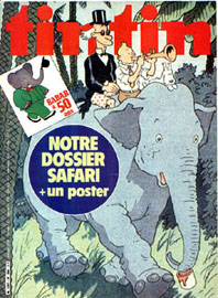 Couverture de Nouveau Tintin 308 en France et du numéro 31/81 en Belgique
