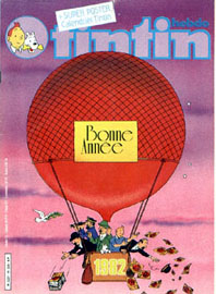 Couverture de Nouveau Tintin 329 en France et du numéro 52/81 en Belgique

