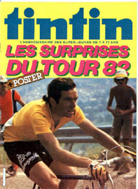 Couverture de Nouveau Tintin 354 en France et du numro 25/82 en Belgique
