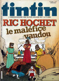 Couverture de Nouveau Tintin 360 en France et du numéro 31/82 en Belgique
