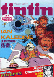 Couverture de Nouveau Tintin 376 en France et du numro 47/82 en Belgique
