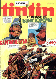Couverture de Nouveau Tintin 377 en France et du numro 48/82 en Belgique
