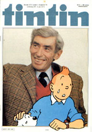Couverture de Nouveau Tintin 392 en France et du numéro 11/83 en Belgique
