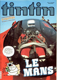 Couverture de Nouveau Tintin 405 en France et du numro 24/83 en Belgique
