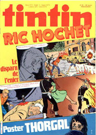 Couverture de Nouveau Tintin 411 en France et du numéro 30/83 en Belgique
