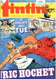 Couverture de Nouveau Tintin 439 en France et du numéro 06/84 en Belgique
