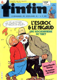 Couverture de Nouveau Tintin 469 en France et du numéro 36/84 en Belgique
