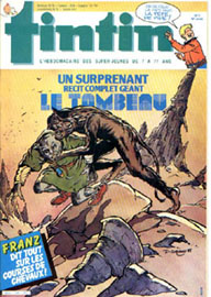 Couverture de Nouveau Tintin 494 en France et du numro 09/85 en Belgique

