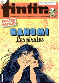 Couverture de Nouveau Tintin 506 en France et du numro 21/85 en Belgique
