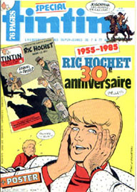 Couverture de Nouveau Tintin 528 en France et du numéro 43/85 en Belgique
