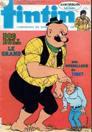 Couverture de Nouveau Tintin 532 en France et du numéro 47/85 en Belgique
