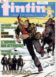 Couverture de Nouveau Tintin 535 en France et du numro 50/85 en Belgique
