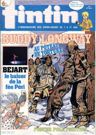 Couverture de Nouveau Tintin 543 en France et du numro 06/86 en Belgique
