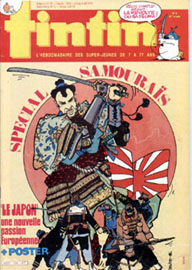Couverture de Nouveau Tintin 546 en France et du numro 09/86 en Belgique
