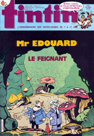 Couverture de Nouveau Tintin 611 en France et du numéro 22/87 en Belgique
