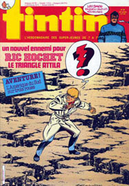 Couverture de Nouveau Tintin 618 en France et du numéro 29/87 en Belgique
