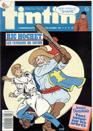 Couverture de Nouveau Tintin 657 en France et du numéro 16/88 en Belgique
