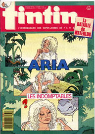 Couverture de Nouveau Tintin 675 en France et du numéro 34/88 en Belgique
