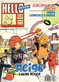 Couverture de Hello Bédé 03 en France et du numéro 03/89 en Belgique
