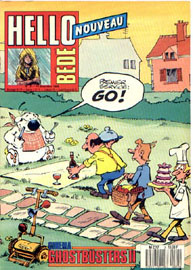 Couverture de Hello Bédé 13 en France et du numéro 13/89 en Belgique
