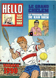 Couverture de Hello Bédé 20 en France et du numéro 06/90 en Belgique
