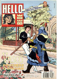 Couverture de Hello Bédé 24 en France et du numéro 10/90 en Belgique
