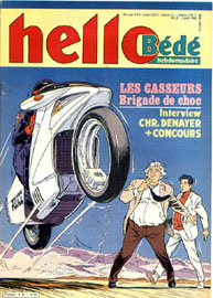 Couverture de Hello Bédé 37 en France et du numéro 23/90 en Belgique
