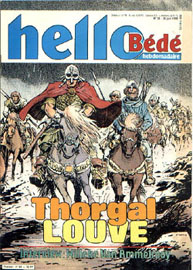 Couverture de Hello Bédé 40 en France et du numéro 26/90 en Belgique
