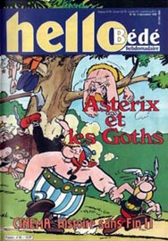 Couverture de Hello Bédé 63 en France et du numéro 49/90 en Belgique

