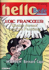Couverture de Hello Bédé 64 en France et du numéro 50/90 en Belgique
