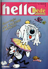 Couverture de Hello Bédé 72 en France et du numéro 06/91 en Belgique
