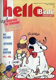 Couverture de Hello Bédé 89 en France et du numéro 23/91 en Belgique
