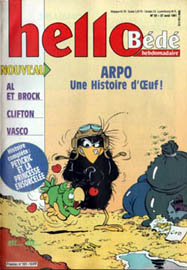 Couverture de Hello Bd 101 en France et du numro 35/91 en Belgique
